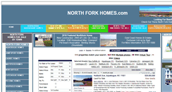 Desktop Screenshot of northforkhomes.com
