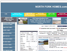 Tablet Screenshot of northforkhomes.com